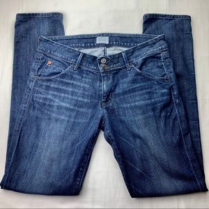 Hudson Blue Jeans in Barn Denim Flap Back Pockets